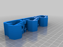 Cable organizer for more cablegroups 3d model