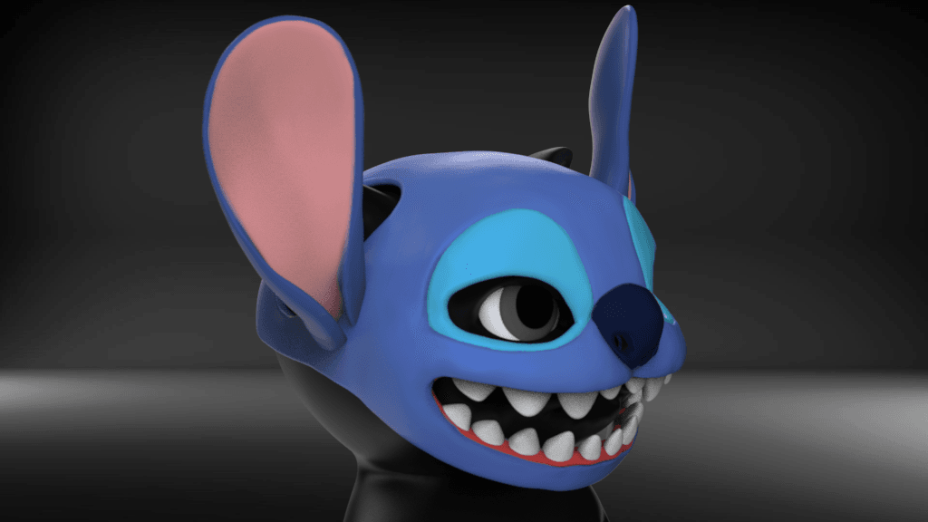 Cute Mask for Cat 3d model
