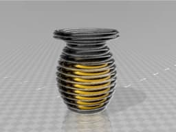 classic honey glass 3d model