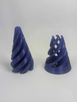 Spiral Helix Passthrough fidget 3d model