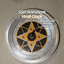 SSR Starshark Clock - For Bambu Clock Kit 3d model