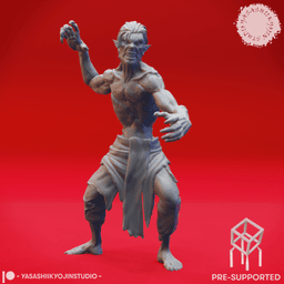 Nest of Vampire Spawn - Tabletop Miniatures (Pre-supported) 3d model