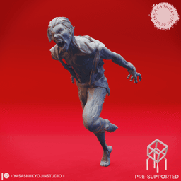 Nest of Vampire Spawn - Tabletop Miniatures (Pre-supported) 3d model
