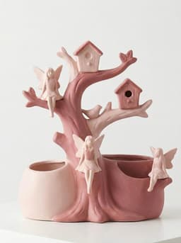 Fairy Treehouse Desk Organizer & Phone Stand 3d model