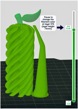 Pear Pass-Through Fidget (2 Styles) 3d model