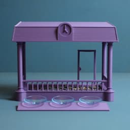 Window bird feeder 3d model