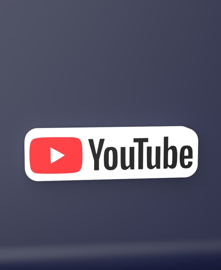 YouTube V2 - LED Strip compatible 3d model
