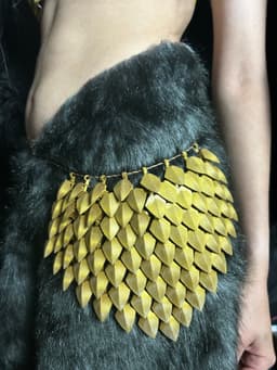 Articulated Scalemail Hip Armor 3d model