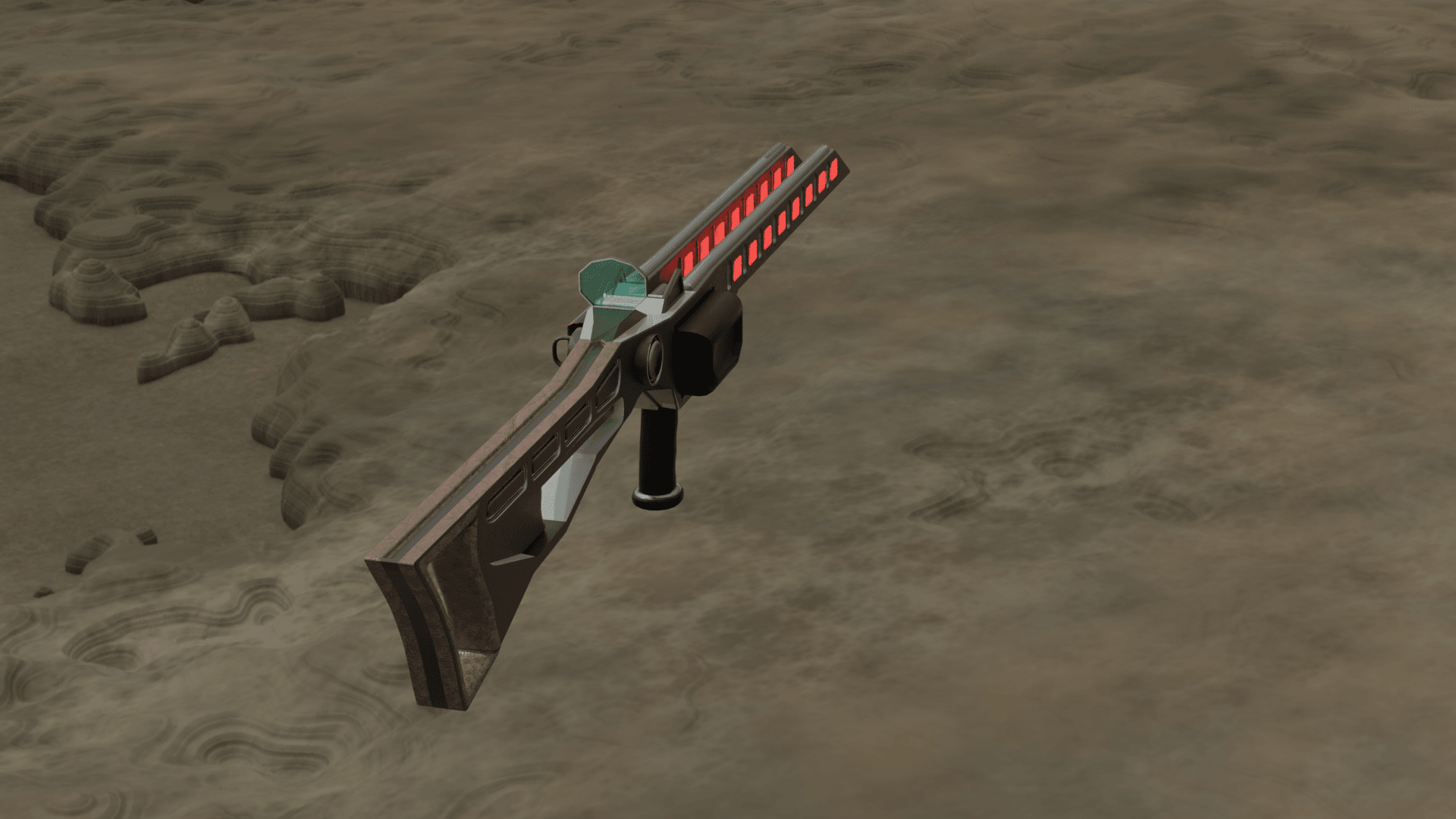 COMPRESSED IONIZED PLASMA SHOTGUN 3d model