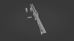 COMPRESSED IONIZED PLASMA SHOTGUN 3d model