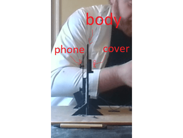Phone powered spectrometer 3d model