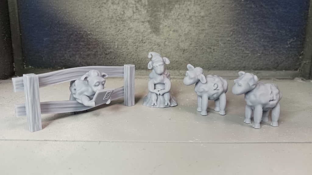 Counting Sheep Gone Wrong 3d model