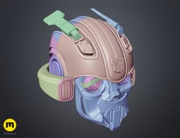 Bumblebee - wearable helmet 3d model