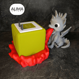 Little Dragon - suitable for Toniebox 3d model