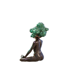 Earth Sprite Book Shelf Decor 3d model