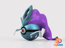 Suicine Poke Ball 3d model