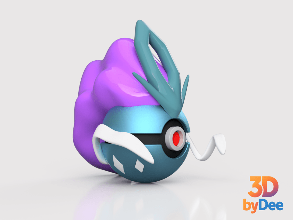 Suicine Poke Ball 3d model