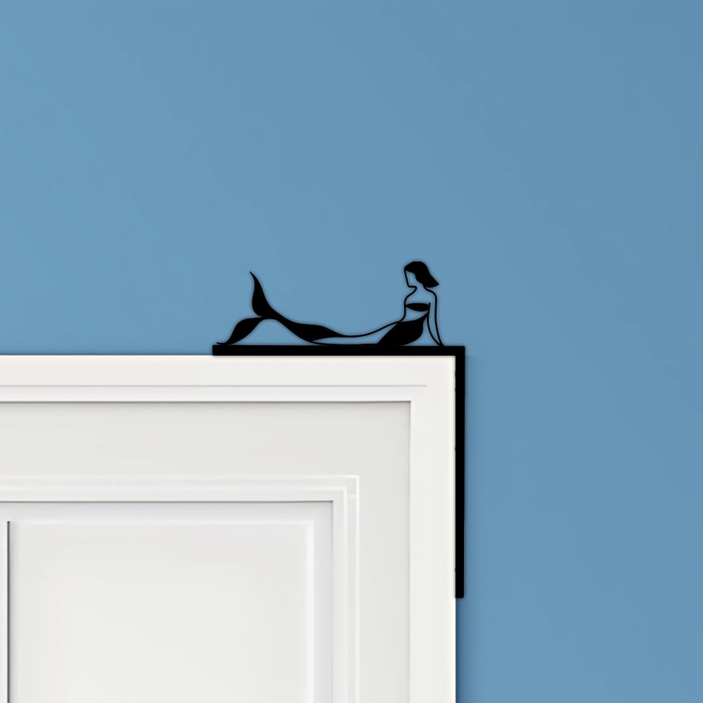 Mermaid Door Corner Decor 3d model