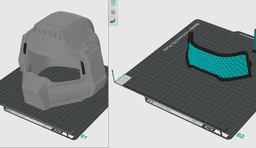Classic Doom Guy Helmet 3d model