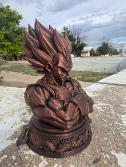 Majin Vegeta Bust 3d model