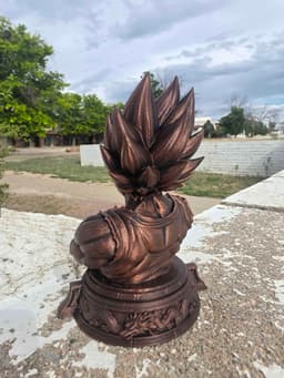 Majin Vegeta Bust 3d model