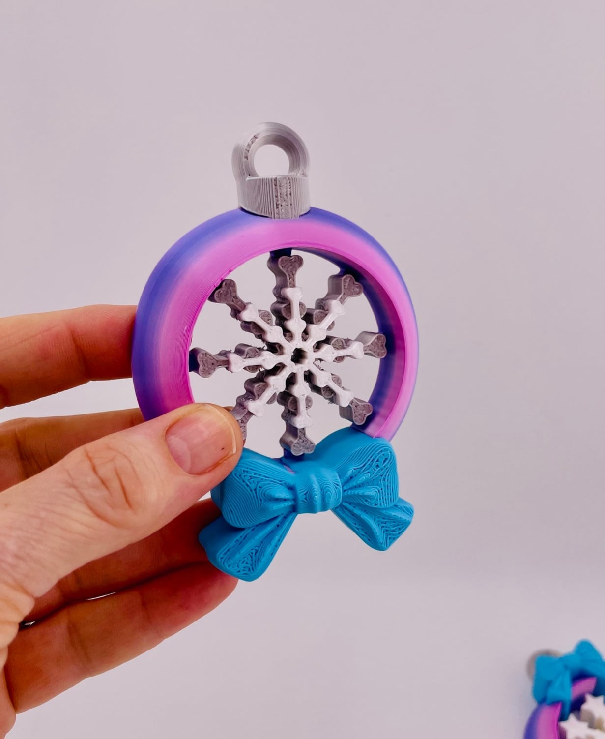 Snowflake Ornament Set 3d model