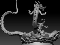 Goku Ultra Instinct 3d model