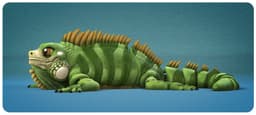 Flexi Iguana 3d model