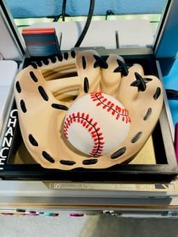 Customizable Baseball Wall Art 3d model