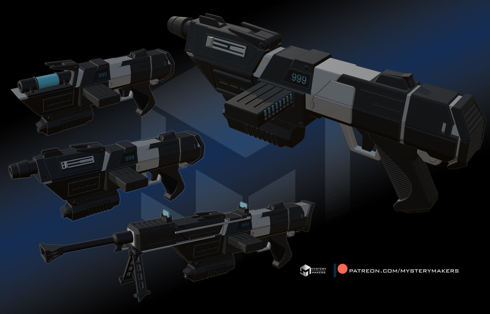 DC17m - modular build 3d model