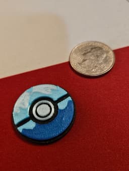 Dive Ball Token 3d model
