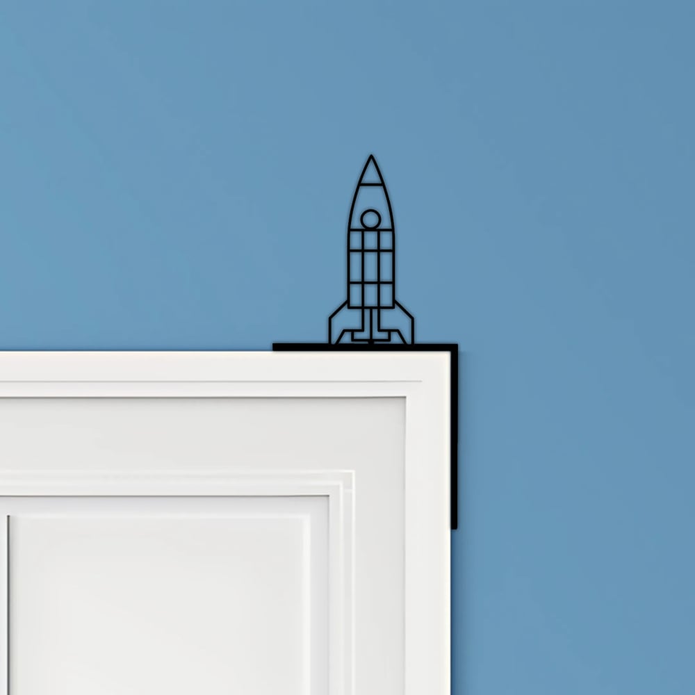 Rocket Door Corner Decor 3d model