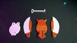 Owl Key Hanger | Functional Key Holder 3d model