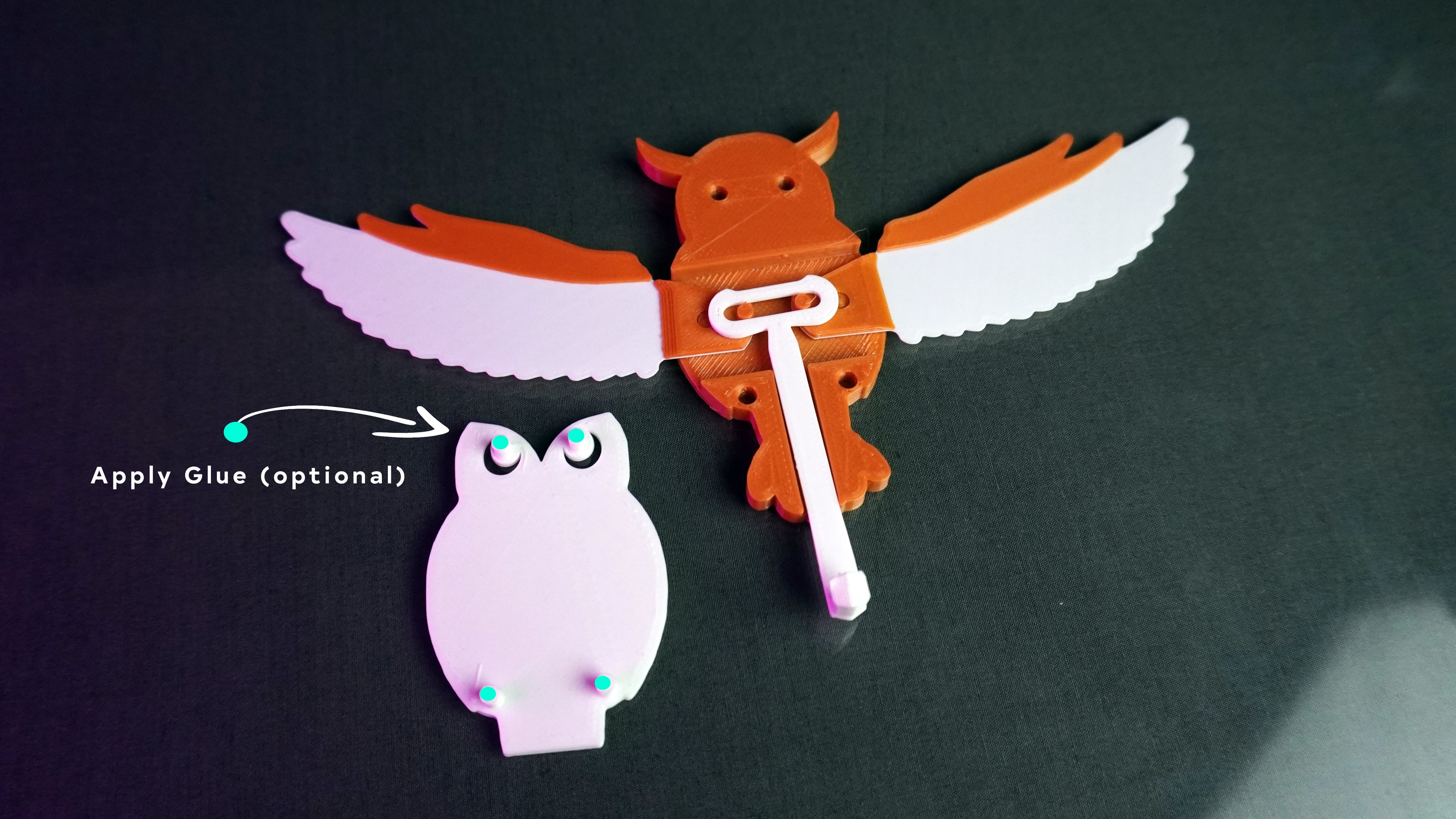 Owl Key Hanger | Functional Key Holder 3d model