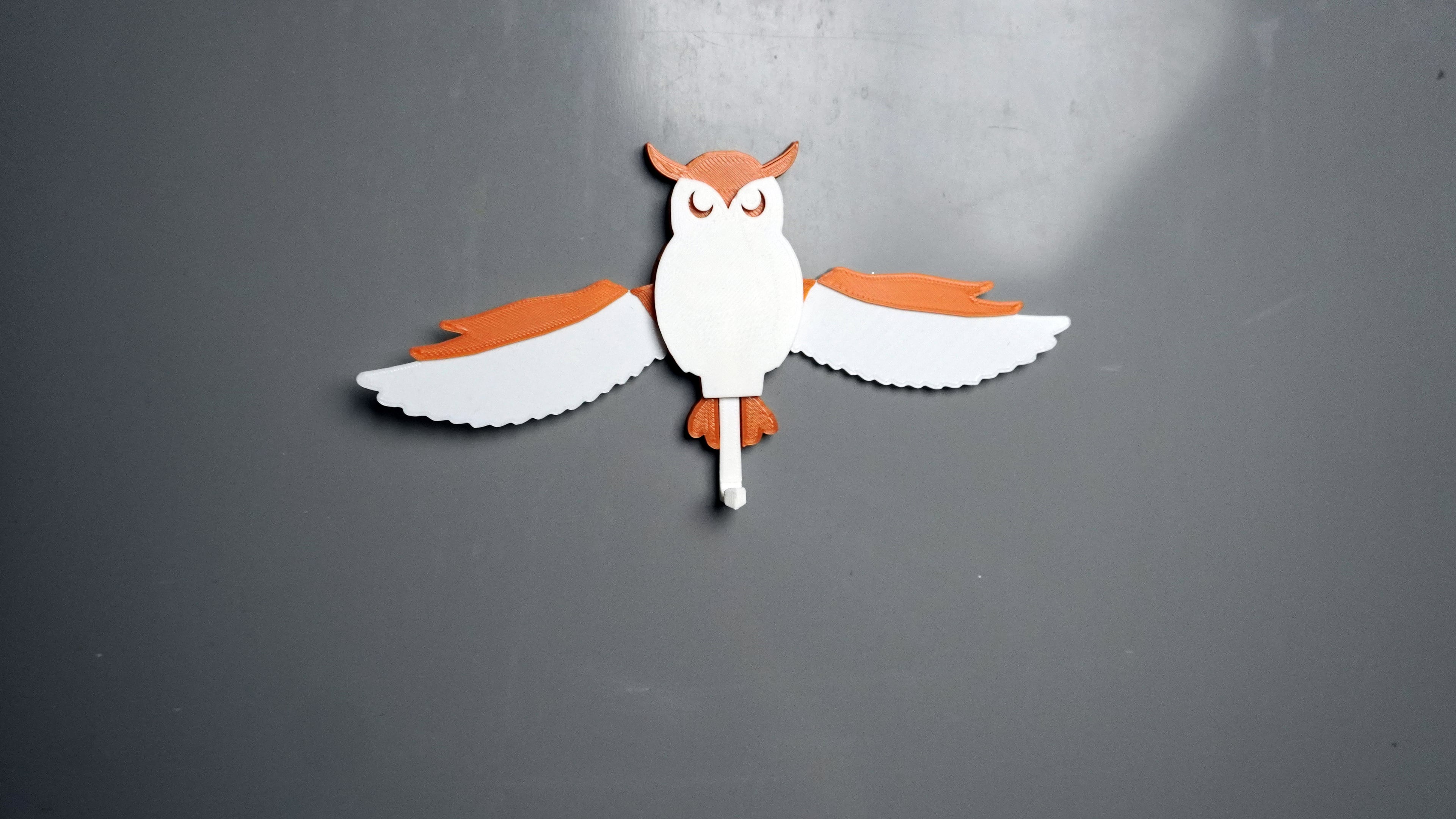 Owl Key Hanger | Functional Key Holder 3d model