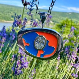 Heterochromic Eye Pendant Base 3d model