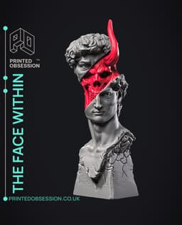 The Face Within- Original Art - Sculpture 3d model