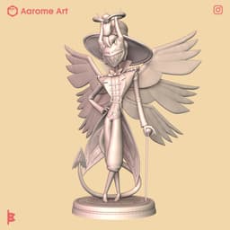 Lucifer Hazbin Hotel 3d model