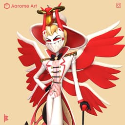 Lucifer Hazbin Hotel 3d model