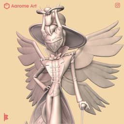 Lucifer Hazbin Hotel 3d model