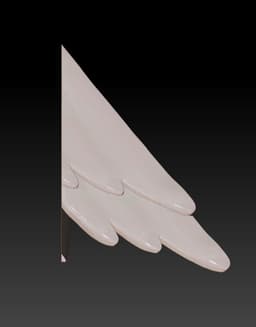 FairyTail Wings Ear Cuff 3d model