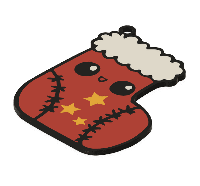 Christmas Pack: Sock II 3d model