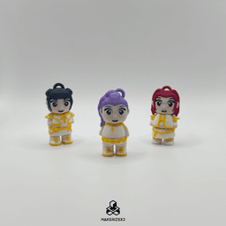 Kpop Demon Hunters Chibi Flexis 3d model