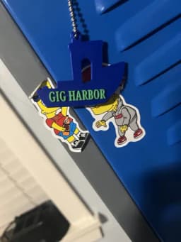 Gig Harbor Washington Keychain 3d model