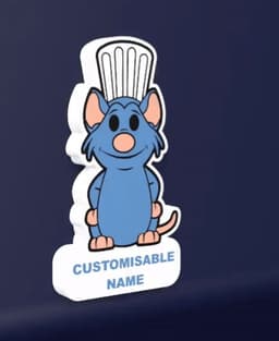 Chibi Ratatouille - LED Lightbox 3d model