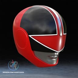 Time Red Helmet 3D Printer STL 3d model