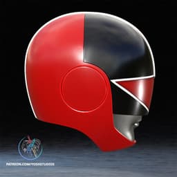 Time Red Helmet 3D Printer STL 3d model