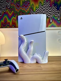 Tentacle Stand PS5 SLIM - Disc & Digital 3d model