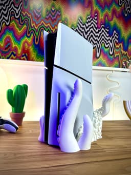 Tentacle Stand PS5 SLIM - Disc & Digital 3d model
