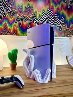 Tentacle Stand PS5 SLIM - Disc & Digital 3d model